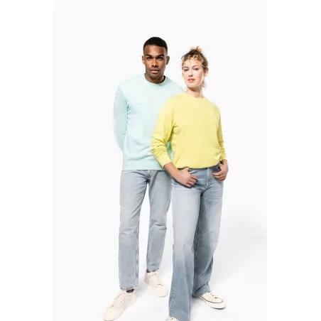 Sweat-shirt écoresponsable col rond unisexe