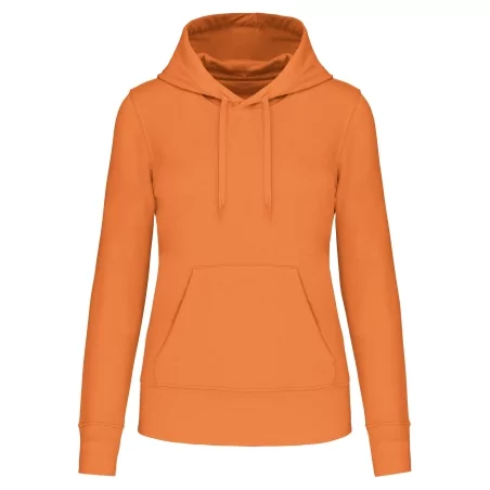 Sweat-shirt écoresponsable à capuche femme