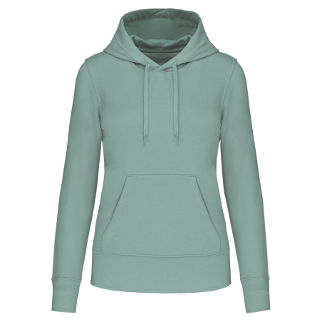 Sweat-shirt écoresponsable à capuche femme