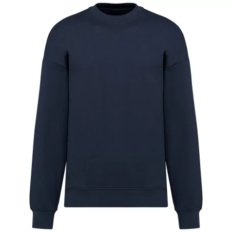 Sweat-shirt écoresponsable oversize à col rond unisexe