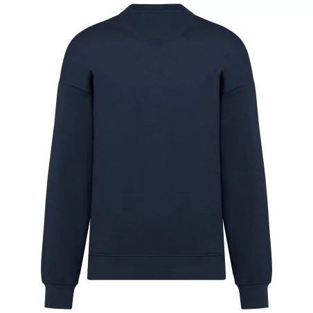 Sweat-shirt écoresponsable oversize à col rond unisexe