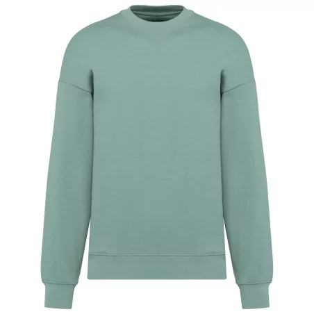 Sweat-shirt écoresponsable oversize à col rond unisexe