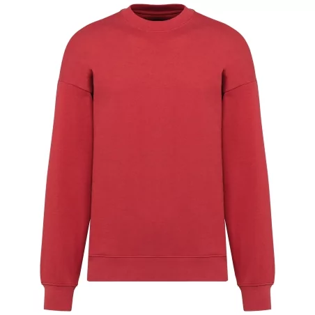 Sweat-shirt écoresponsable oversize à col rond unisexe