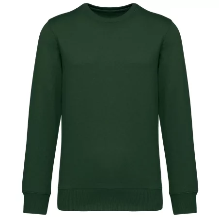 Sweat-shirt recyclé col rond unisexe