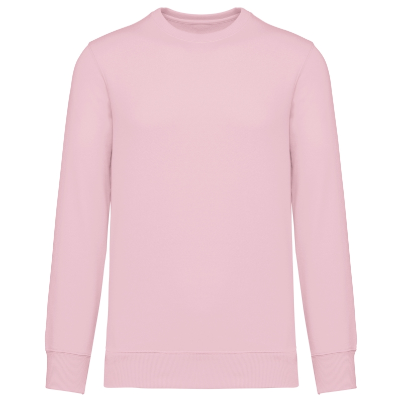 Sweat-shirt recyclé col rond unisexe