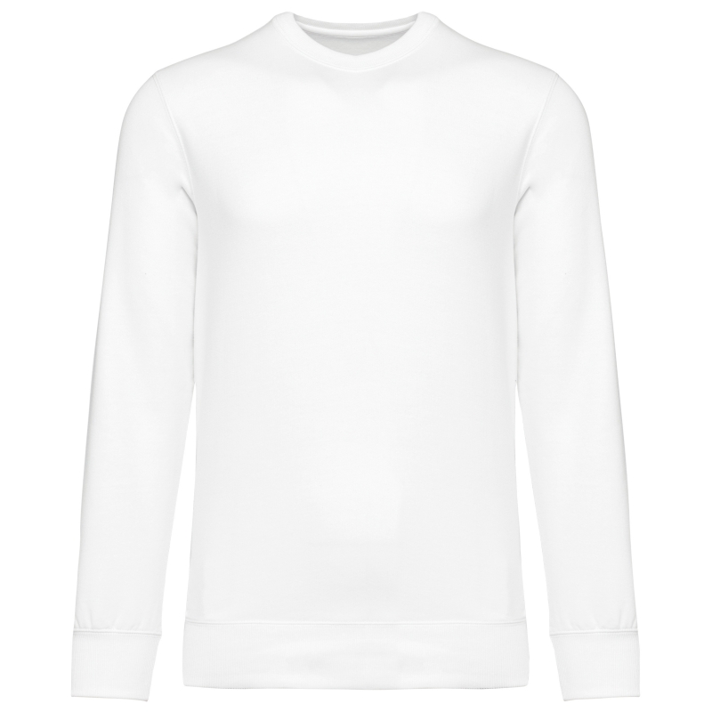 Sweat-shirt recyclé col rond unisexe