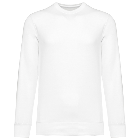 Sweat-shirt recyclé col rond unisexe