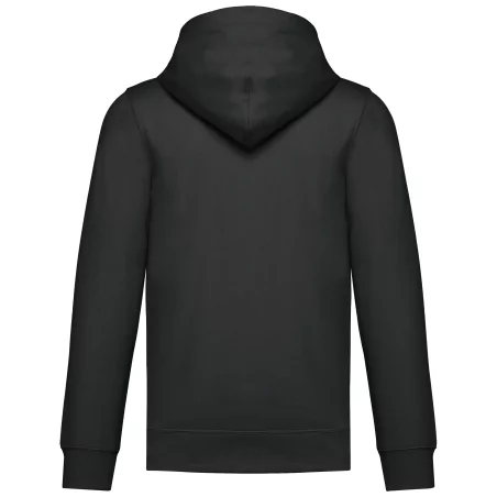 Sweat-shirt recyclé zippé à capuche unisexe