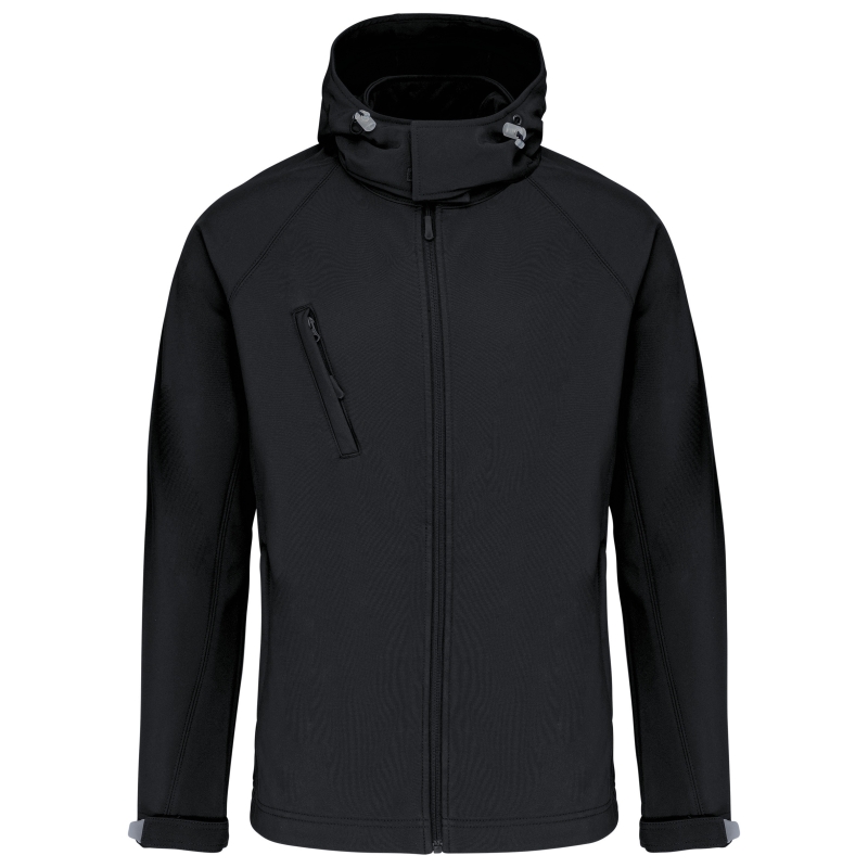 Veste softshell à capuche amovible homme