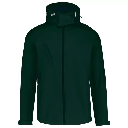 Veste softshell à capuche amovible homme