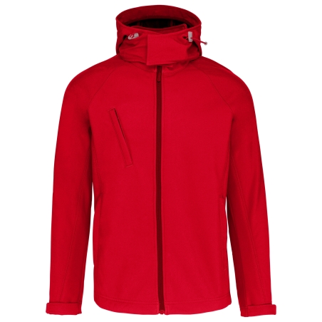 Veste softshell à capuche amovible homme