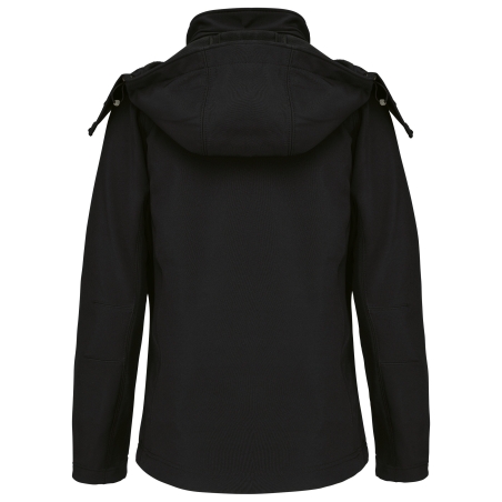 Veste softshell à capuche amovible femme