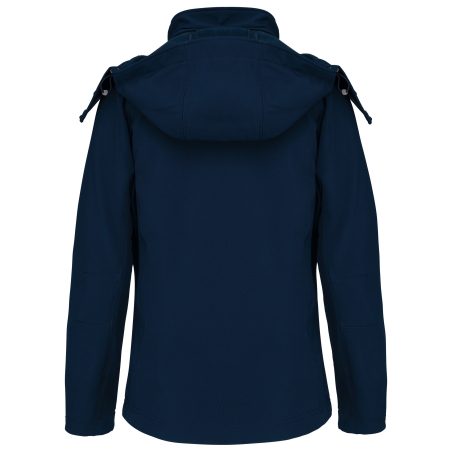 Veste softshell à capuche amovible femme