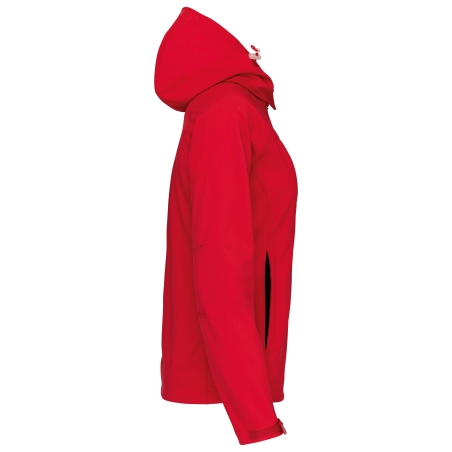 Veste softshell à capuche amovible femme