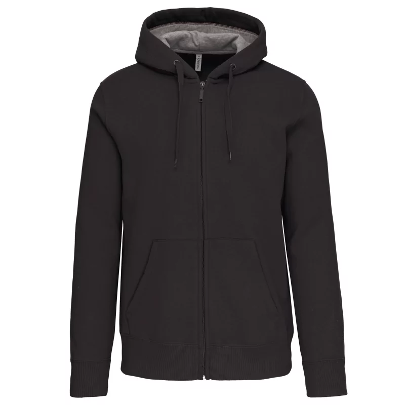 Sweat-shirt zippé capuche unisexe