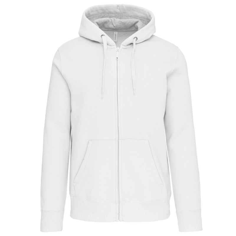 Sweat-shirt zippé capuche unisexe