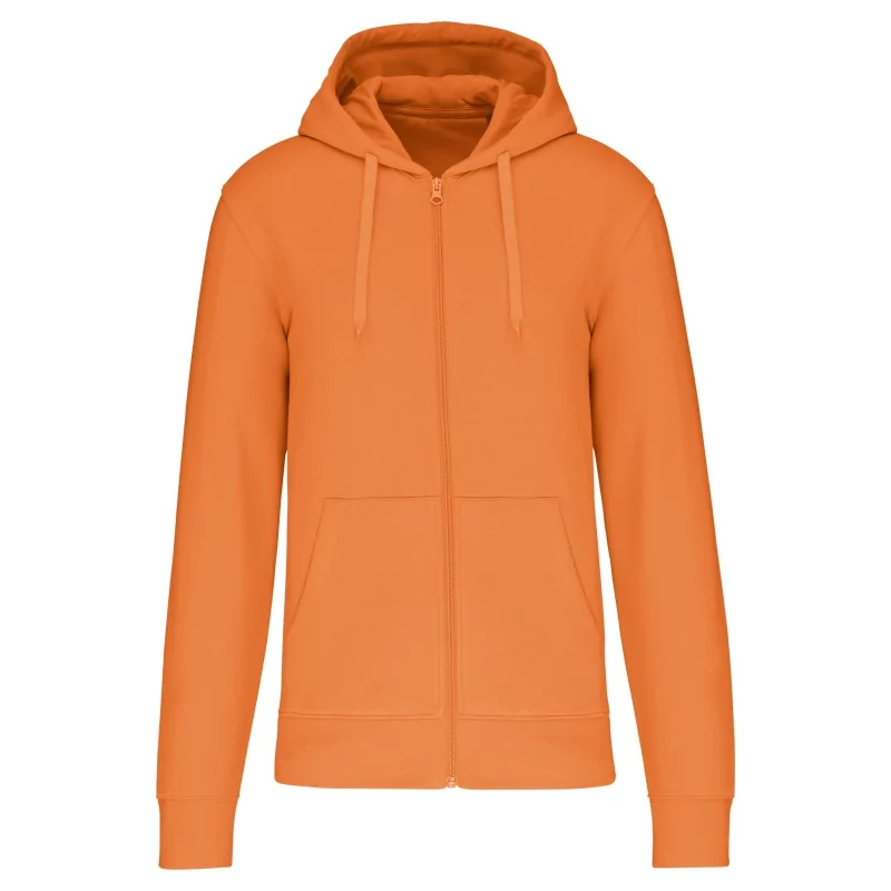 Sweat-shirt écoresponsable zippé à capuche homme