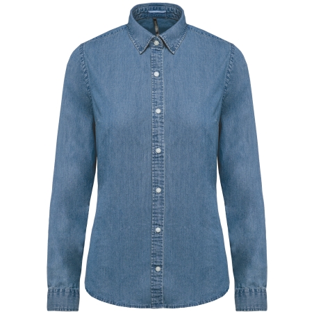 Chemise denim femme