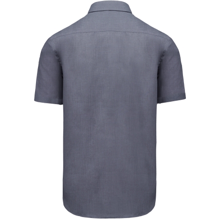 Chemise popeline polycoton manches courtes entretien facile homme