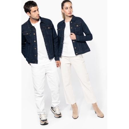 Blouson denim non doublé homme