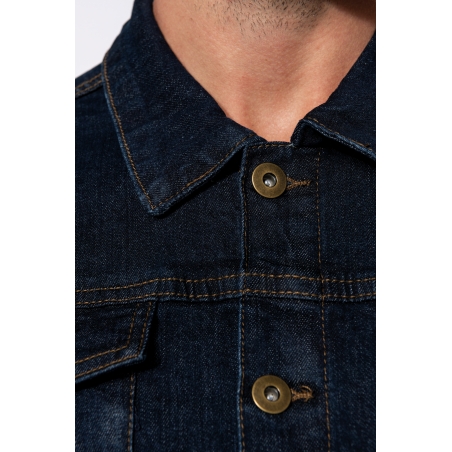 Blouson denim non doublé homme