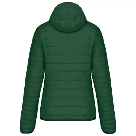 Doudoune légère capuche femme