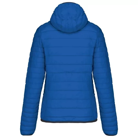 Doudoune légère capuche femme