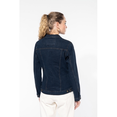 Blouson denim non doublé femme