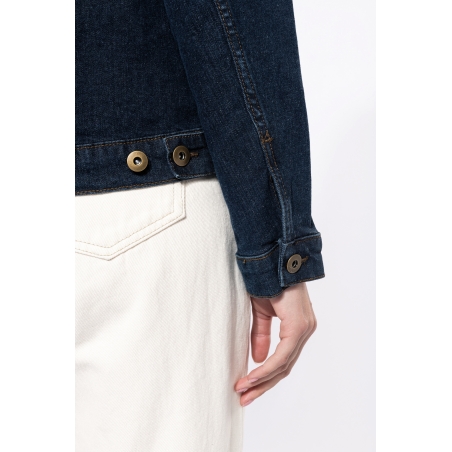 Blouson denim non doublé femme