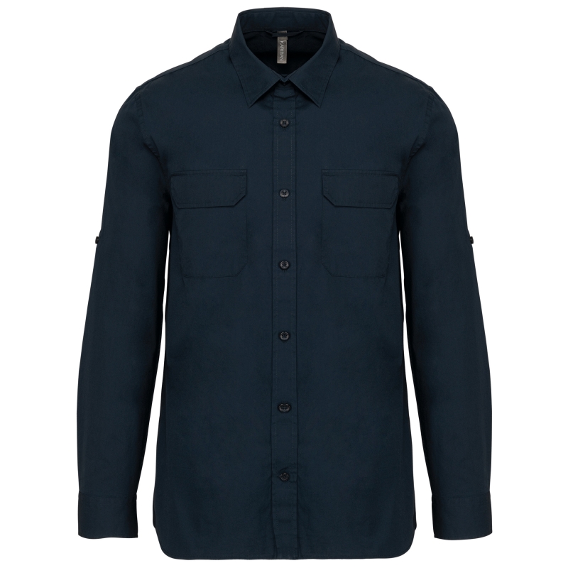 Chemise safari manches longues homme