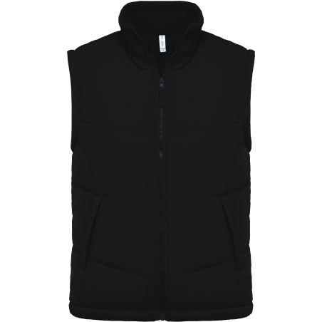 Bodywarmer doublé polaire unisexe