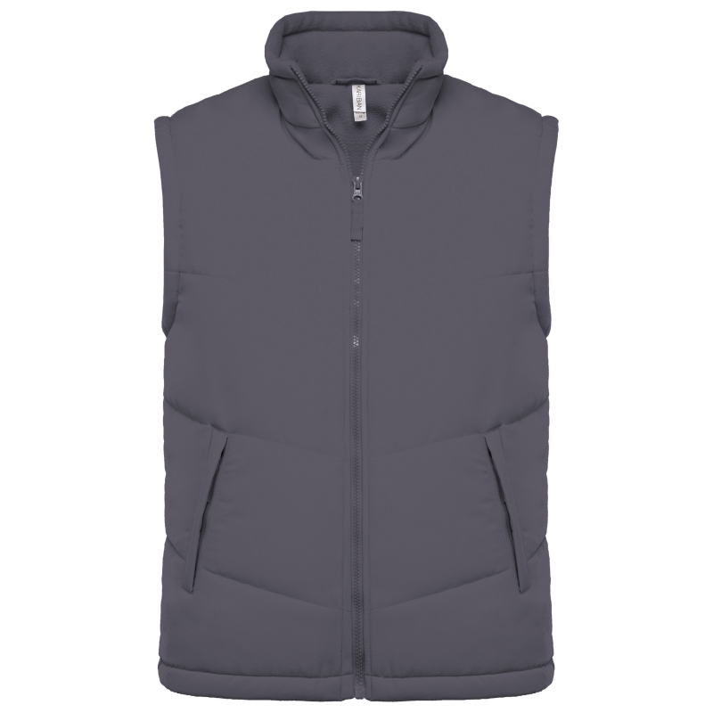 Bodywarmer doublé polaire unisexe