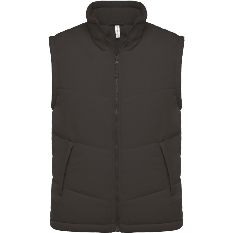 Bodywarmer doublé polaire unisexe