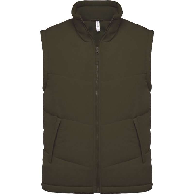 Bodywarmer doublé polaire unisexe