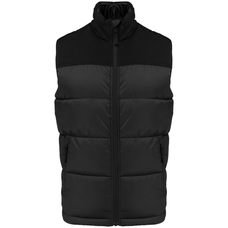 Bodywarmer matelassé bi-ton unisexe