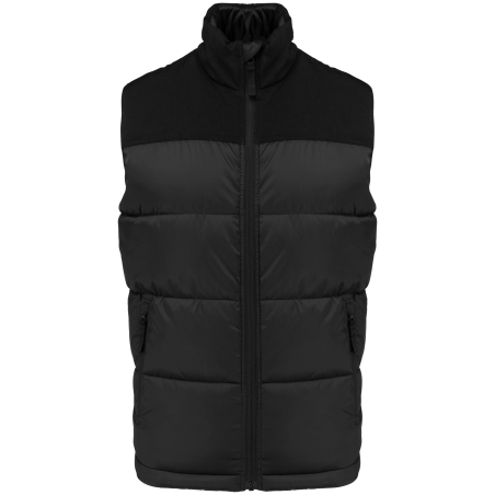 Bodywarmer matelassé bi-ton unisexe