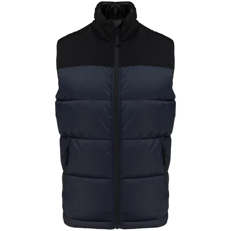 Bodywarmer matelassé bi-ton unisexe