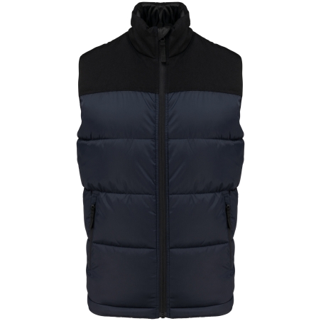 Bodywarmer matelassé bi-ton unisexe