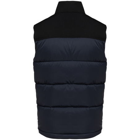 Bodywarmer matelassé bi-ton unisexe