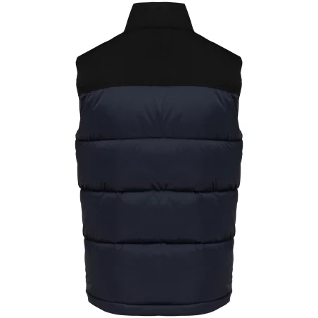 Bodywarmer matelassé bi-ton unisexe