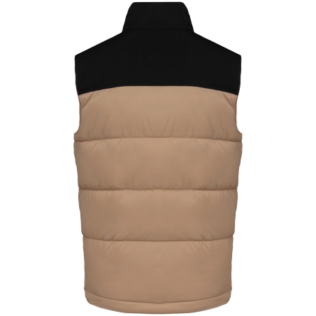 Bodywarmer matelassé bi-ton unisexe