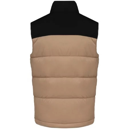 Bodywarmer matelassé bi-ton unisexe