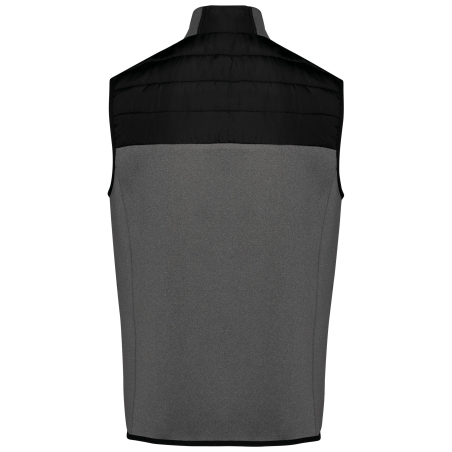 Bodywarmer bi-matière homme