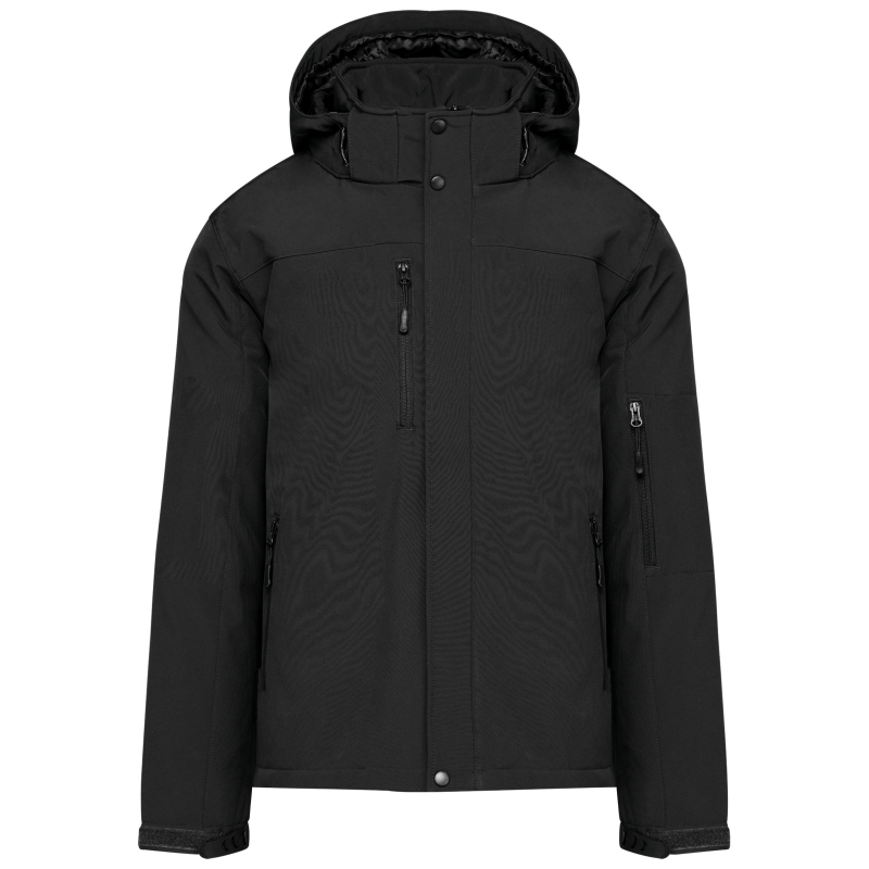 Parka softshell doublée capuche homme