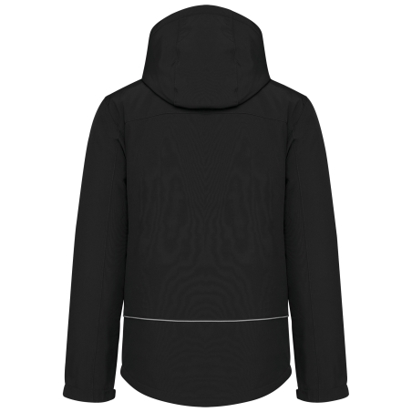 Parka softshell doublée capuche homme