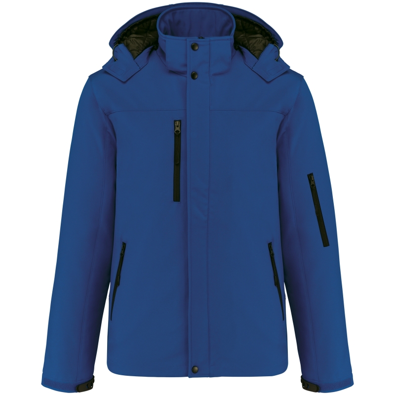 Parka softshell doublée capuche homme