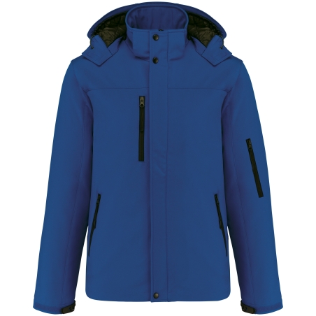 Parka softshell doublée capuche homme