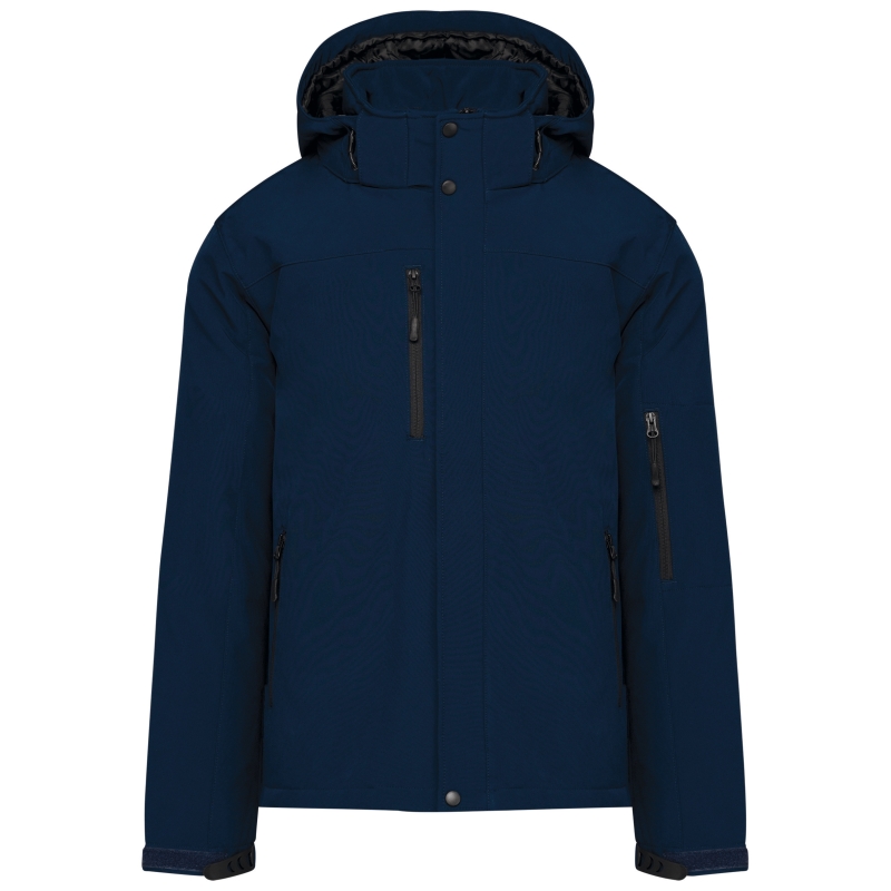 Parka softshell doublée capuche homme