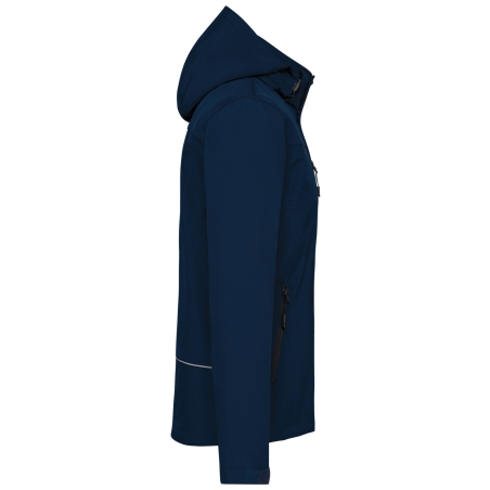 Parka softshell doublée capuche homme