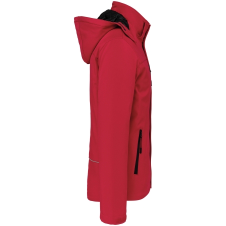 Parka softshell doublée capuche homme